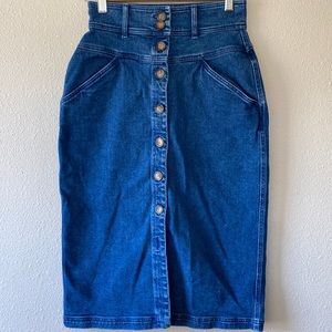 Sezane Denim Skirt size 34
